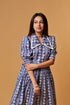 Stelle Shirt Style Midi Dress With Belt